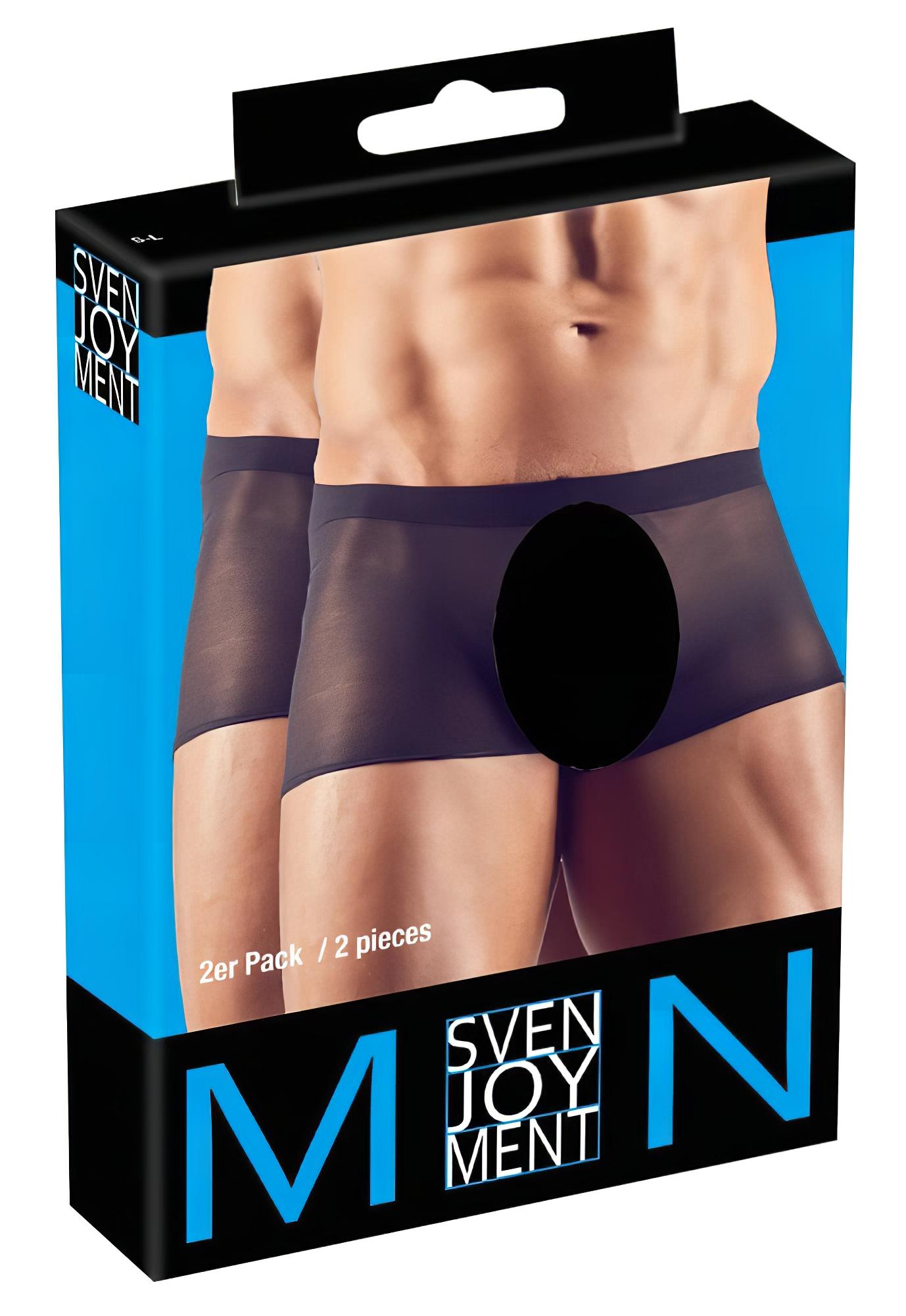 n_21313821151 átlátszó boxer szett - fekete (2 részes) S