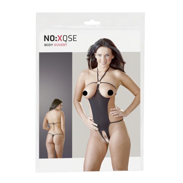 n_26404901101 NO:XQSE - Nyitott, strasszos szexbody - fekete (S-L)