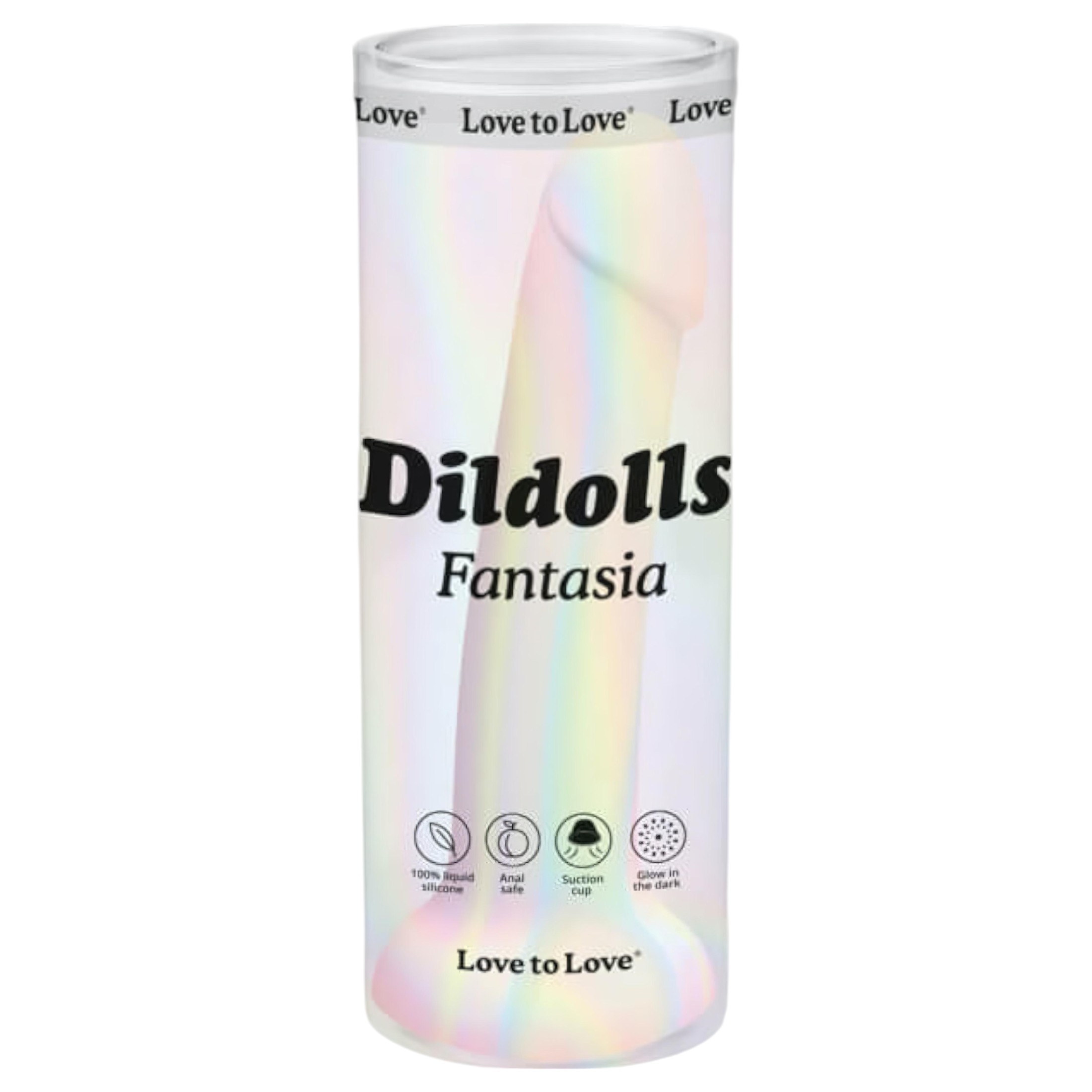 tapadókorongos szilikon dildó (csíkos)