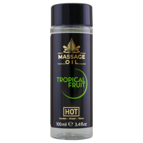 n_4042342007046 HOT bőrápoló masszázsolaj - trópusi gyümölcs (100ml)