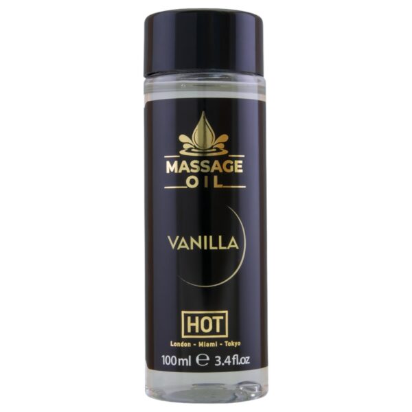 n_4042342007077 HOT bőrápoló masszázsolaj - vanília (100ml)
