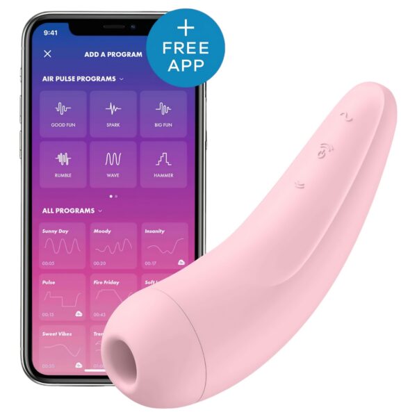 n_4061504001852 Satisfyer Curvy 2+ - okos léghullámos csiklóizgató