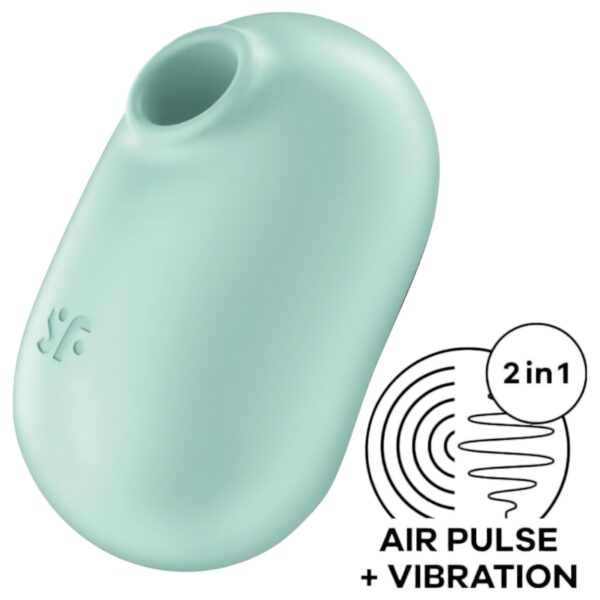 n_4061504045108 akkus, léghullámos csiklóizgató (menta)
