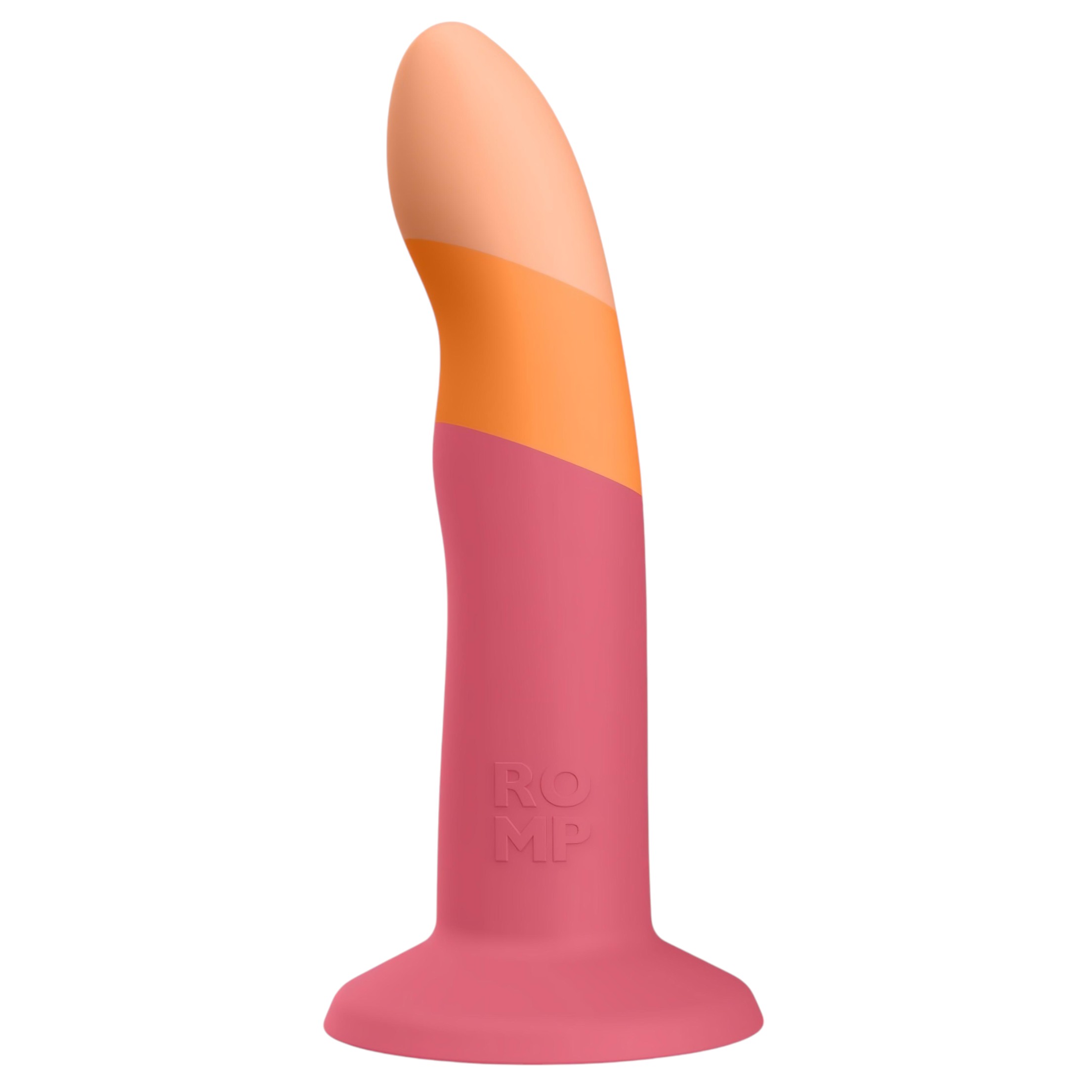 n_50043060000 rugalmas szilikon dildó (pink-narancs)