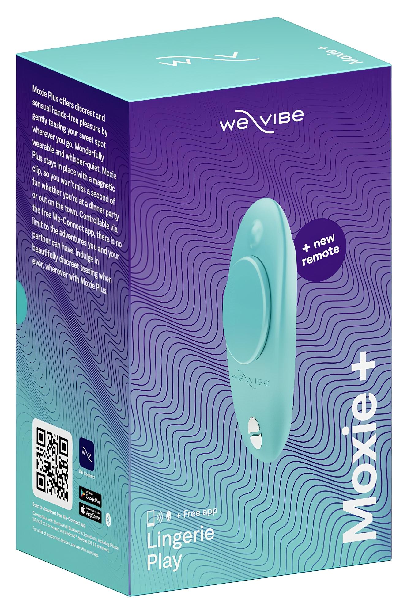 n_54018600000 Vibe Moxie+ - rádiós, okos csikló vibrátor (türkiz)