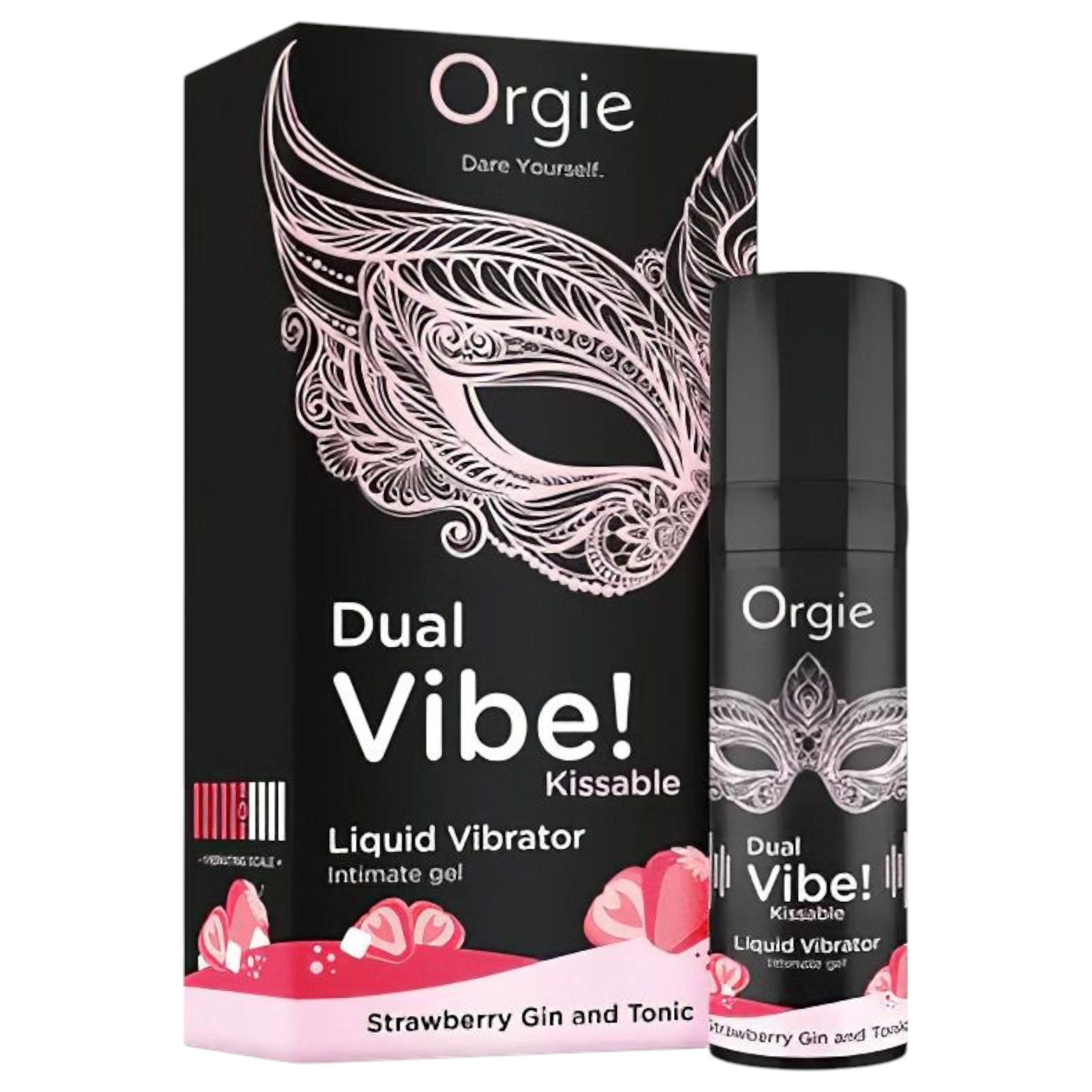 n_5600742917540 unisex folyékony vibrátor - Eper - Gin Tonic (15ml)