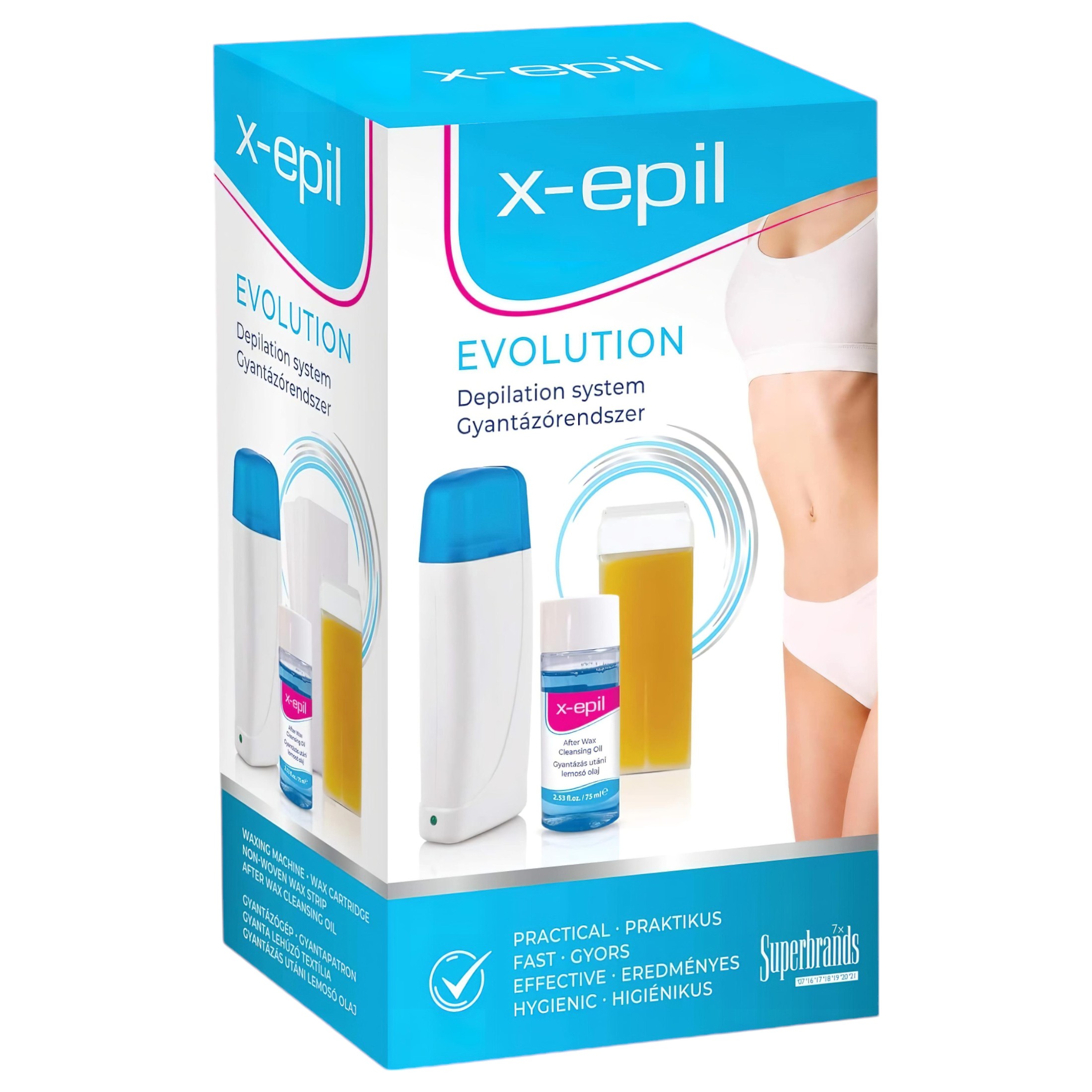 n_5998603390855 X-Epil Evolution - gyantázó szett