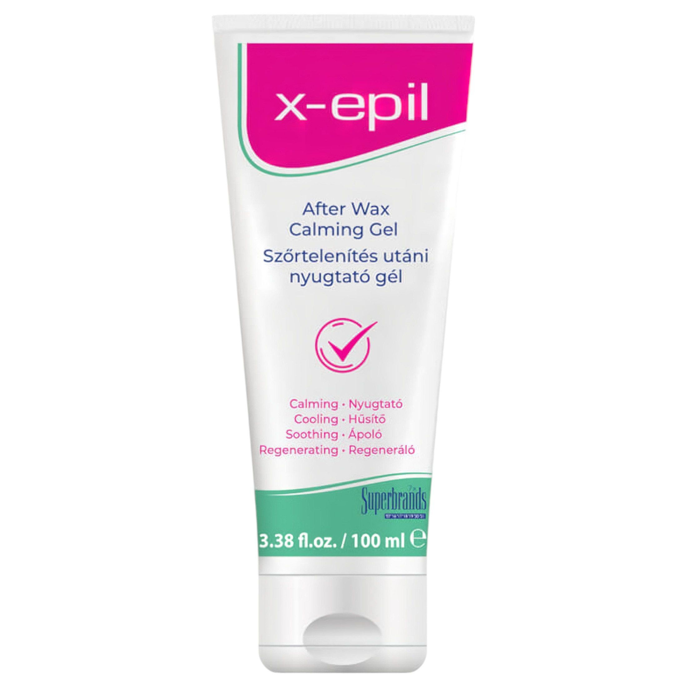 n_5998603392118 X-Epil - szőrtelenítés utáni nyugtató gél (100ml)