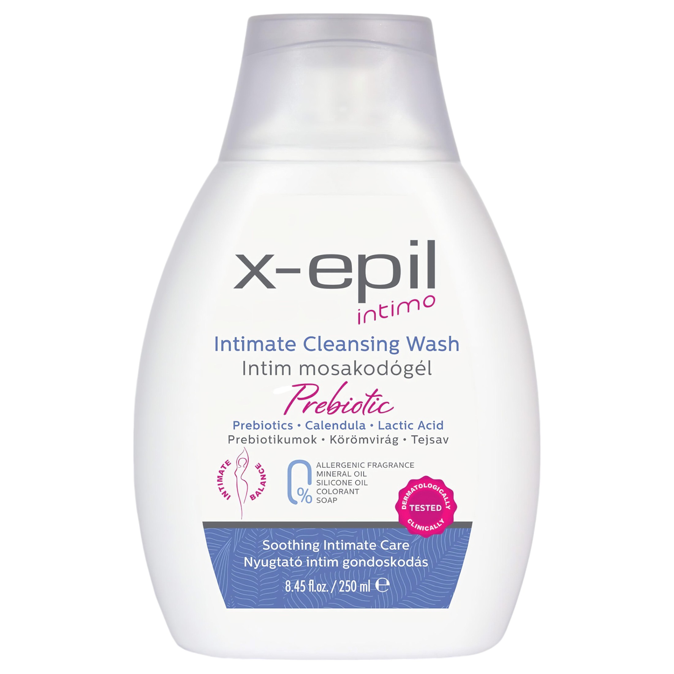 n_5998603394136 X-Epil Intimo Prebiotic - intim mosakodógél (250ml)