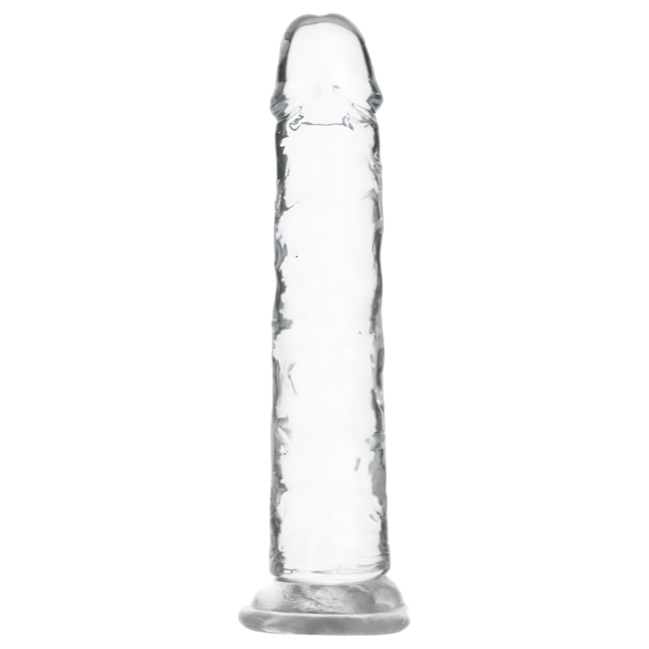 n_677613851208 tapadókorongos dildó (átlátszó) - 18cm