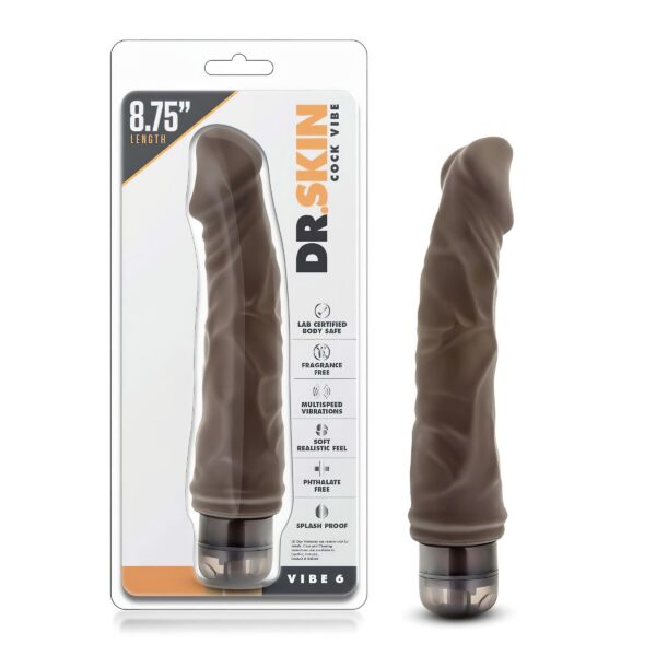 n_855215007005 Dr. Skin Vibe No.6. - élethű vibrátor