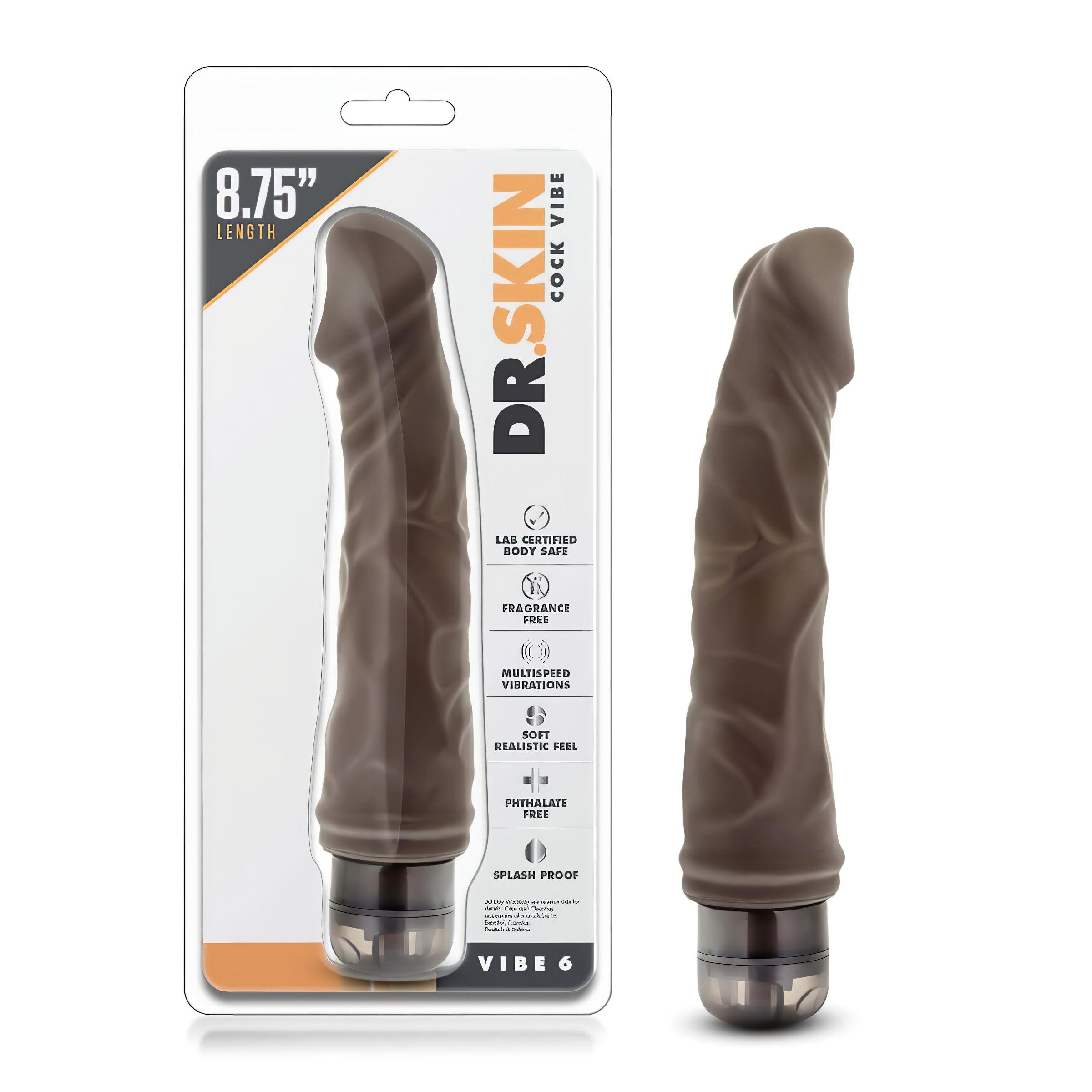 n_855215007005 Dr. Skin Vibe No.6. - élethű vibrátor