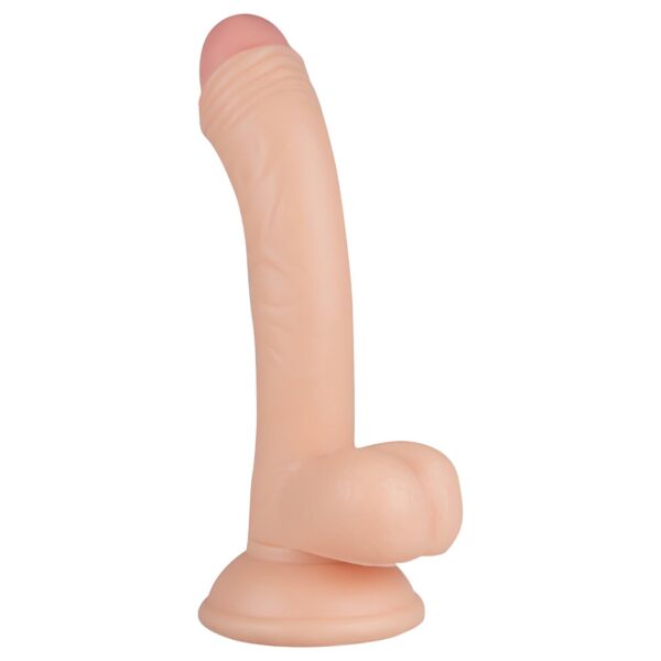n_8719497667000 herés fitymás dildó - 19,5cm (natúr)