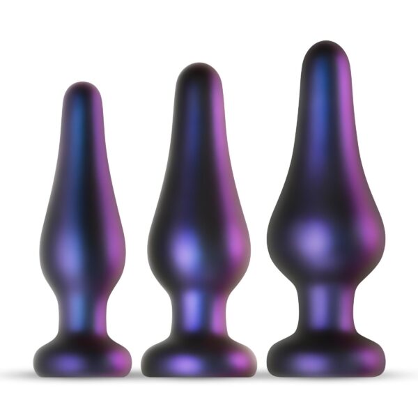 n_8719934002739 szilikon anál plug szett (3 részes) - lila