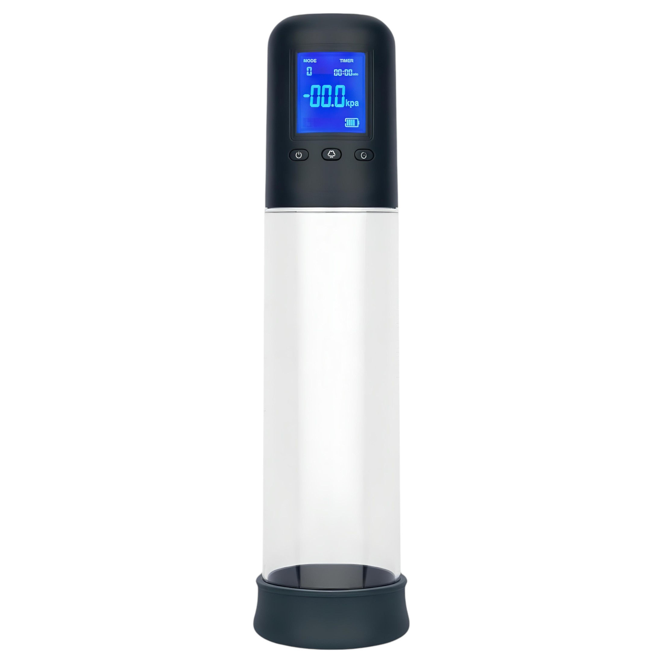 n_8719934017825 automatikus LCD péniszpumpa (átlátszó-fekete)