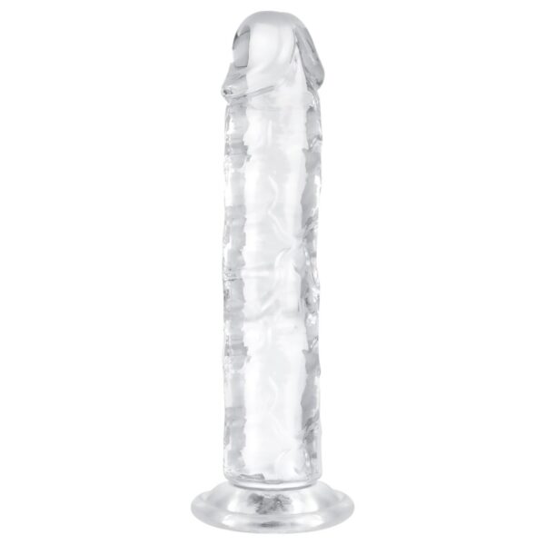 n_8719934018662 zselés dildó - 16cm (átlátszó)