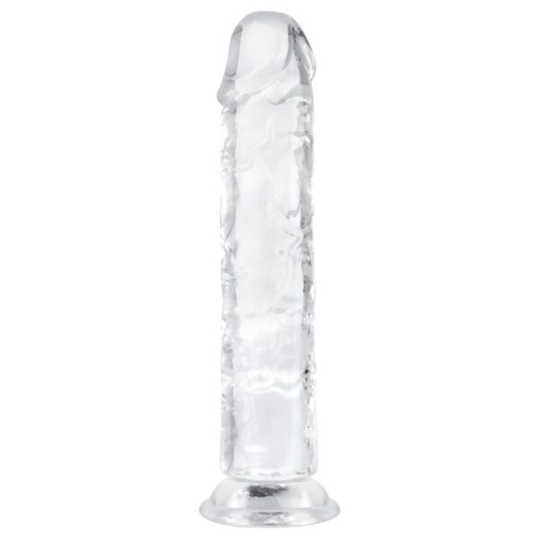 n_8719934018679 zselés dildó - 18cm (átlátszó)
