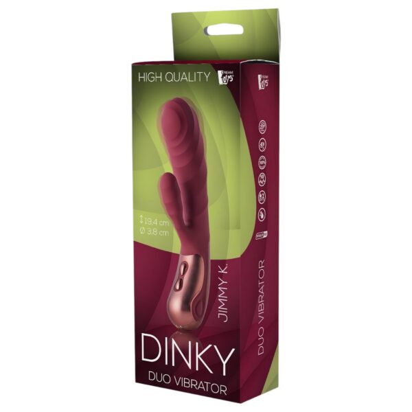 n_8720365101960 Dinky Jimmy K. Duo - akkus, csiklókaros vibrátor