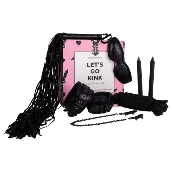 n_8720365104299 Pleasure Box Let's Go Kink - kötöző szett - 6 részes